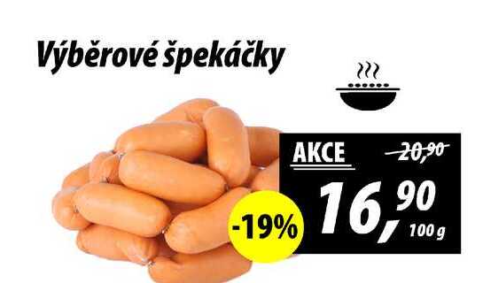Výběrové špekáčky, 100 g 
