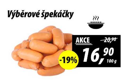 Výběrové špekáčky, 100 g