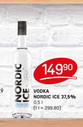 VODKA NORDIC ICE 37,5% 0,5l v akci