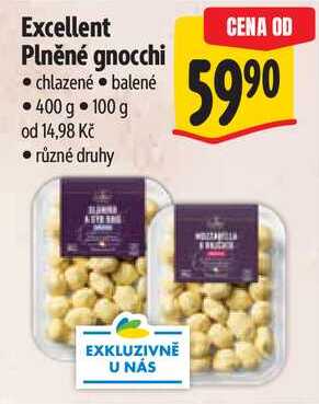 Excellent Plněné gnocchi, 400 g