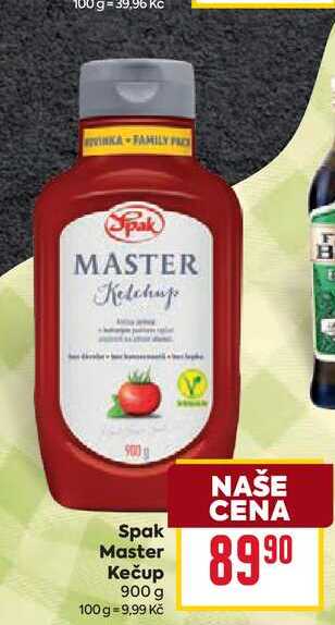 Spak Master Kečup 900 g