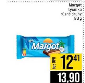 Margot tyčinka různé druhy 80 g v akci