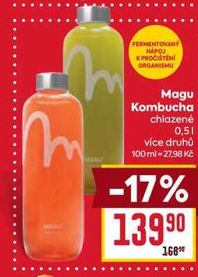 Magu Kombucha chlazené 0,5l
