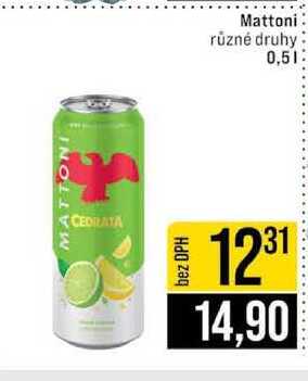 Mattoni různé druhy 0,5l 