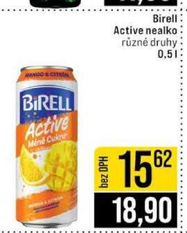 Birell Active nealko různé druhy 0,5l