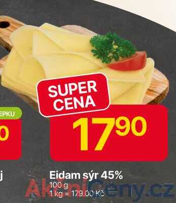 Eidam sýr 45% 100 g 