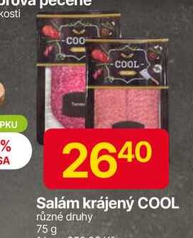 Salám krájený COOL různé druhy 75 g 