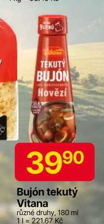 Vitana Bujón tekutý různé druhy, 180 ml
