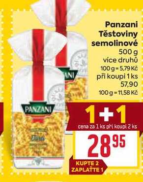 Panzani Těstoviny semolinové 500 g 