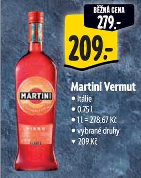Martini Vermut, 0,75 l