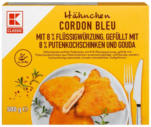 K-Classic Kuřecí Cordon Bleu