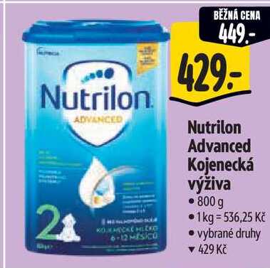Nutrilon Advanced Kojenecká výživa, 800 g