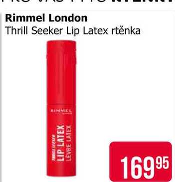 Rimmel London Thrill Seeker Lip Latex rtěnka 