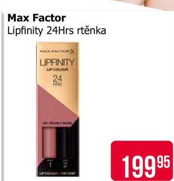 Max Factor Lipfinity 24Hrs rtěnka