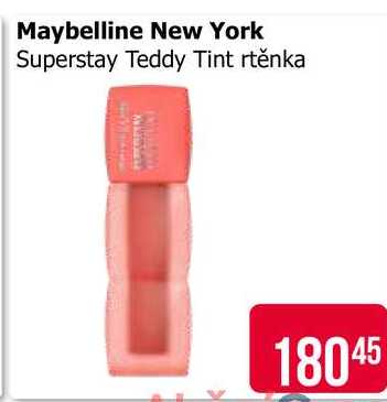 Maybelline New York Superstay Teddy Tint rtěnka 