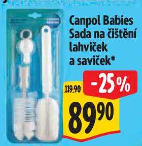 Canpol Babies Sada na čištění lahviček a saviček
