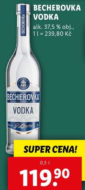 BECHEROVKA VODKA, 0,5 l