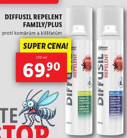 DIFFUSIL REPELENT FAMILY/PLUS, 100 ml
