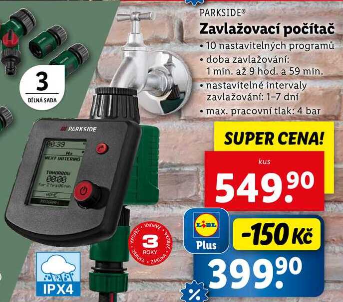 Zavlažovací počítač 