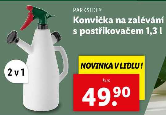 Konvička na zalévání s postřikovačem 1,3 l 