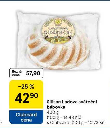 Silisan Ladova sváteční bábovka, 400 g  