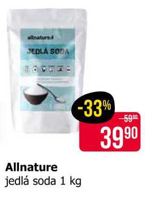 Allnature jedlá soda 1kg