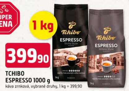TCHIBO ESPRESSO 1000 g káva zrnková