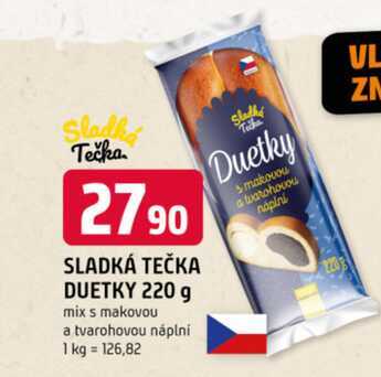SLADKÁ TEČKA DUETKY 220 g
