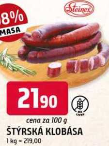 ŠTÝRSKÁ KLOBÁSA 100 g