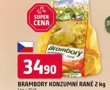 BRAMBORY KONZUMNÍ RANÉ 2 kg 