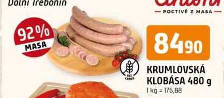 KRUMLOVSKÁ KLOBÁSA 480 g