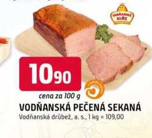 VODŇANSKÁ PEČENÁ SEKANÁ 100g