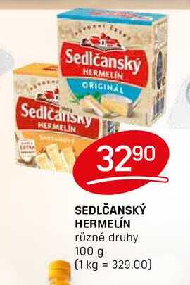 SEDLČANSKÝ HERMELÍN různé druhy 100g