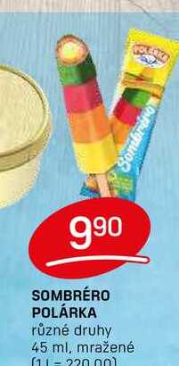 SOMBRERO POLÁRKA různé druhy 45 ml