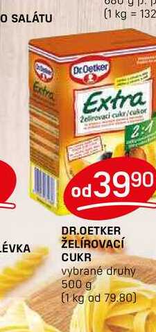 DR.OETKER ŽELÍROVACÍ CUKR vybrané druhy 500 g