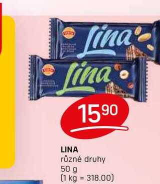LINA různé druhy 50 g