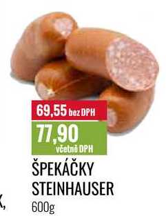 ŠPEKÁČKY STEINHAUSER 600g 