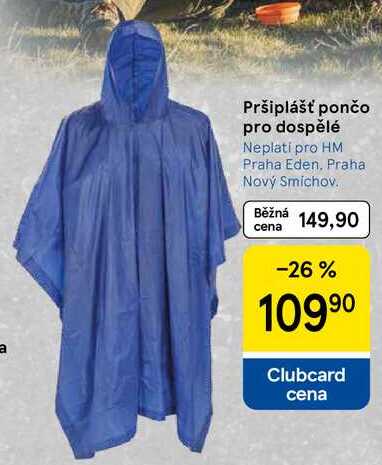 Pršiplášť pončo pro dospělé 