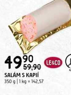 Salám s kaplí 350g