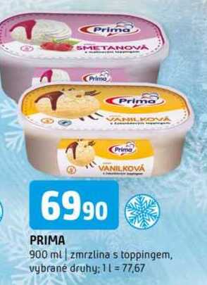Prima Mix zmrzlina 900ml