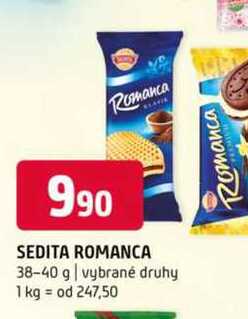 Sedita romance 38-40 g vybrané druhy 