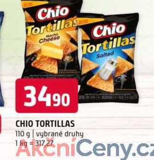 Chio Tortillas 110 g vybrané druhy