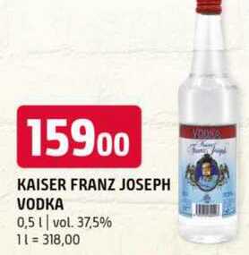 Kaiser Franz Josef vodka 0,5l
