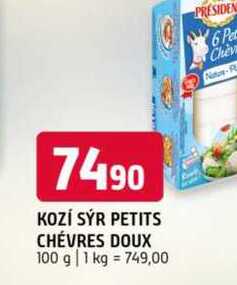 Kozí sýr petits chévres doux 100 g 