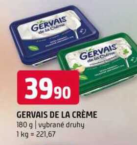 Gervais de la créme 180 g vybrané druhy 