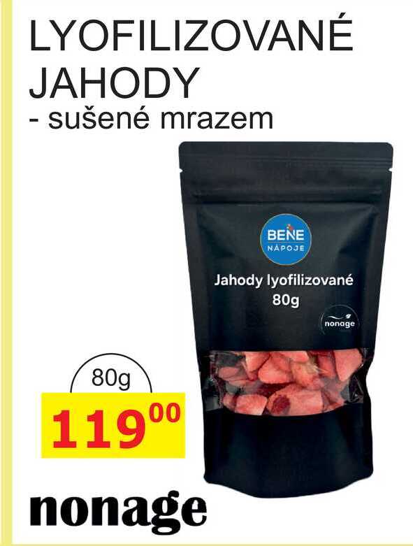 LYOFILIZOVANÉ JAHODY - sušené mrazem 80g