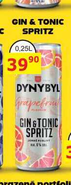 GIN & TONIC SPRITZ 0,25L míchaný drink