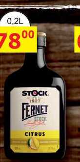 STOCK FERNET CITRUS 0,2l