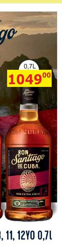 Santiago De Cuba Extra Anejo 12y 0,7l 40%