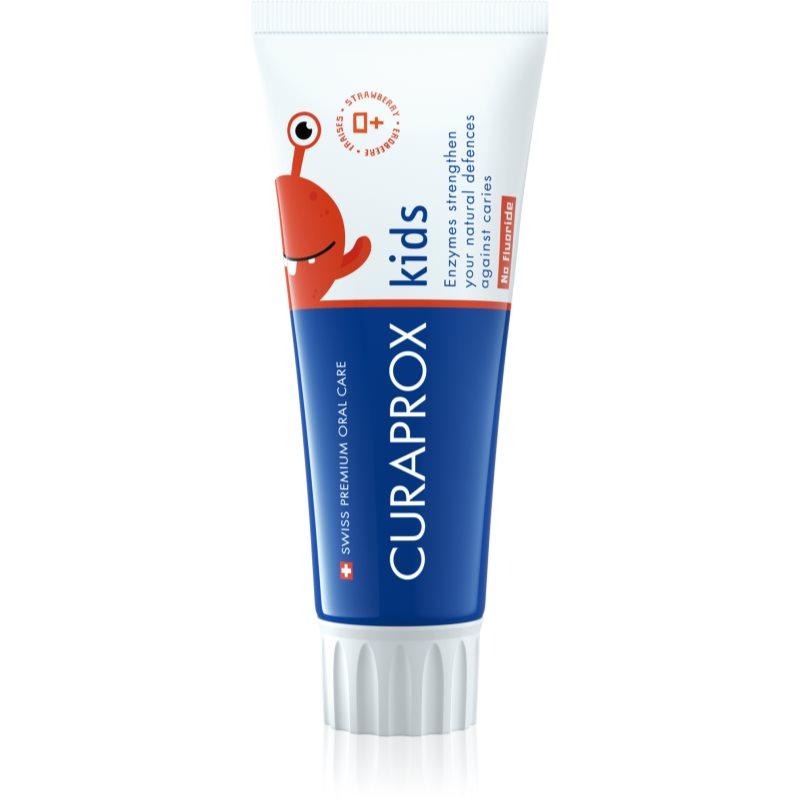 Curaprox Kids zubní pasta pro děti Strawberry Fluoride free 60 ml